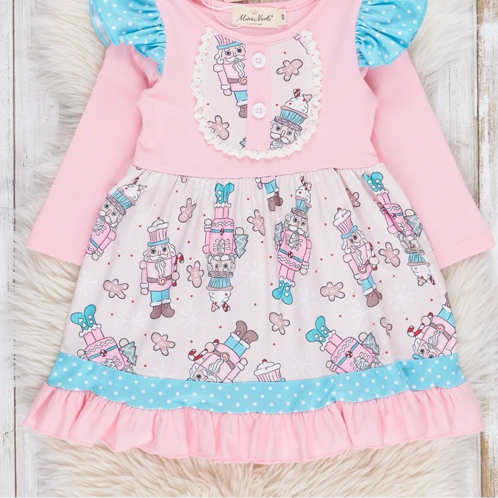 Pink and Blue Nutcracker Dress